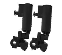 PENIKOKO 2 Piezas Paragüero De Golf Carrito Porta Paraguas Bolsa De Accesorios De Golf Porta Paraguas De Carro Soporte Abs Negro