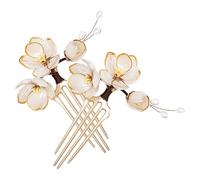 PENIKOKO 2 Piezas peine de pelo retro peine de pelo vintage chino Accesorios para el cabello antiguo horquilla china vintage retro White