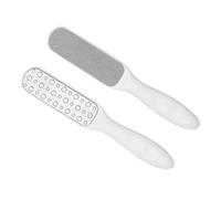 PENIKOKO 2 Piezas Piedra Pómez para Pedicura Removedora de Piel Muerta Removedor de Callos para Pies de Doble Cara de Acero Inoxidable para Exfoliar y Eliminar Durezas