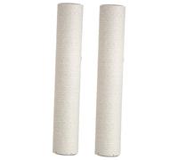 PENIKOKO 2 Piezas Pilares De Columpio para Gatos Piezas De Repuesto para Postes Rascadores Poste De Pulido De Uña De Gato Reemplazo De Poste De Rasguño De Gato Beige Sisal