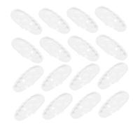PENIKOKO 20 Almohadillas Nasales de Silicona para Gafas Antideslizantes y Reutilizables Compatibles con Gafas de Sol y Monturas Estándar Diseño Ergonómico para Seguro y Elevación