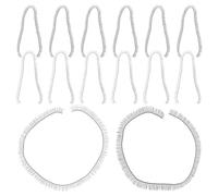 PENIKOKO 20 Pestañas Postizas para Muñecas de Nailon 04X20 CM Kit de 20 Tiras Negras y Marrones para Manualidades Accesorios de Pestañas de Seguridad para Muñecas Reborn y DIY