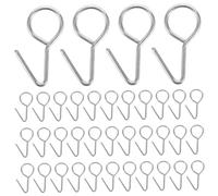 PENIKOKO 200 Piezas Ganchos Metálicos para Asientos de Coche Fijaciones Aplicables para Fundas de Asiento Accesorios de Acero para Vehículos Uso Tapicería Interior