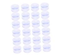 PENIKOKO 24 Piezas Almohadillas Antideslizantes de Silicona Transparentes con Ventosas Dobles para Mesa de Unidades Amortiguadores y Protectores Resistentes para Superficies Planas