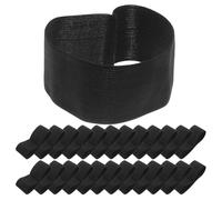 PENIKOKO 25 Piezas 25 Brazaletes Elásticos Ajustables Negros de Luto para Brazo, Banda Conmemorativa Unisex 5X30 CM, Pulseras de Recuerdo para Fútbol, Policía y Eventos Funerarios, Pack 25