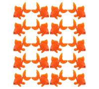 PENIKOKO 25 Piezas Peces Artificiales de Plástico Simulación Tropical Adornos Flotantes Realistas de Goldfish para Decoración Acuario Compatibles con Iluminación de Columna de Agua