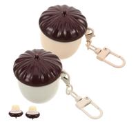 PENIKOKO 2piezas Bálsamo Labial Hidratante Para Color Castaño No Graso Para Diario El Hogar Escuela y Viajes Pequeño y Portátil Unidades