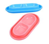 PENIKOKO 2piezas Cuenco para Gatos Prueba De Hormigas Cuenco Doble para Gatos Plato para Comida y Agua para Uso Interior Material Resistente Insectos