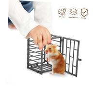 PENIKOKO 2piezas Jaula Miniatura para Animales Pequeños Modelo DIY Versátil para Manualidades y Decoración De Casas Miniatura