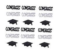 PENIKOKO 3 Paquetes Graduación con Sombrero de Doctor y Letras Decoraciones Fiesta de Graduación Celebraciones Total