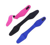 PENIKOKO 3 piezas Diadema para Natación y Baño Unisex Negro Azul Oscuro Rosa Protección de Orejas Antideslizante para Adultos Deportes Acuáticos