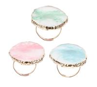 PENIKOKO 3 Piezas Paleta De Anillos Para Uñas Anillos De Resina Soporte Para Colores De Uñas Paleta De Manicura Para Mezclar Colores