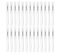 PENIKOKO 30 Brochas Multiusos Para Maquillaje Correctores Cremas Aplicadores Sombras De Ojos Silicona Color Blanco