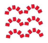 PENIKOKO 30 Piezas Rhinestones para Uñas Rojas Gemas Falsas Pequeñas para Decoración DIY Brillo para Manicura Creativa Bodas y Fiestas