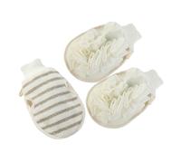 PENIKOKO 3piezas Guantes Exfoliantes De Ducha De Manopla De Baño Doble Cara Para Exfoliación y Limpieza Corporal Para Eliminar Piel Muerta y La Piel Material De Suave y Duradero