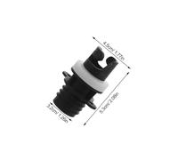 PENIKOKO 4 Piezas Adaptador de Válvula para Bote Inflable Rápida para Bomba de Aire Sup Material PVC Resistente Compatible con Kayak y Camas Inflables Sellado Estanco para Inflado