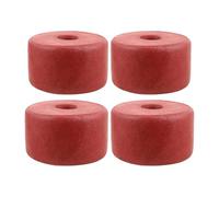 PENIKOKO 4 Piezas Flotadores Cilíndricos de Espuma PVC para Redes de Pesca y Trampas de Cangrejo, Resistentes Corrosión Marina y Alta Flotabilidad, Color Rojo