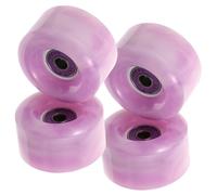 PENIKOKO 4 piezas Ruedas de Patinaje Reemplazables de PU para de Cuádruple Juego de Ruedas de Patinaje Decorativas para Interiores para Superficies