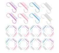 PENIKOKO 40 Piezas Cepillo para Limpiar Uñas Mango de Agarre Limpiador de Uñas Manual para Manos y Pies Cepillos Portátiles Casa o Salón