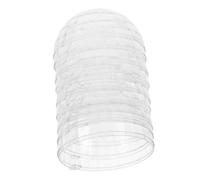 PENIKOKO 5 piezas Bolas Transparentes de Plástico Rellenable para Decoración Navideña y Fiestas Esfera Colgante Reflectante Resistente para Bodas y Halloween