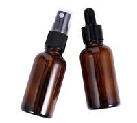 PENIKOKO 6 piezas Botellas de Spray de Vidrio para Aceites Esenciales y Perfumes Botellas de Viaje Rellenables sin Fugas para Hogar y