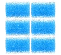 PENIKOKO 6 Piezas Filtro de Esponja de Alta Densidad para Acuario Media Filtrante Biológica para Peces Unidades Compatibles con Filtros para Estanques y Acuarios