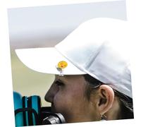 PENIKOKO 6 Piezas Marcadores de Bola de Golf Resistentes y Portátiles Clip Decorativo para Sombrero Accesorio para Golfistas de Fácil de Colocar Cinturones y Gorras