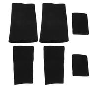 PENIKOKO 6 Piezas Protección Deportiva Juvenil para Niñas Rodilleras y Coderas Resistentes Impactos Muñequeras Transpirables para Fútbol Voleibol Baloncesto y Running Cómodo y Materiales