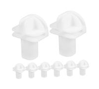 PENIKOKO 8 piezas Conectores de Plástico para Cubos de Alambre de Cierres Modulares para Estanterías y Armarios Diseño Ligero y Desmontable para Montaje y Reconfiguración Fácil