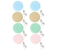 PENIKOKO 8 Piezas Limpiador Pantalla Teléfono Portátil Macaron con Colgante para Móviles y Gafas Toallitas sin Pelusa para Eliminar Polvo y Huellas Kit Ligero y Fácil de Usar