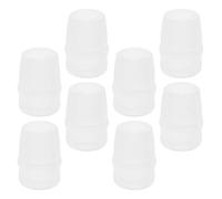 PENIKOKO 8 Válvulas de Mordida de Silicona Flexible Transparentes para Botella Deportiva Repuesto de Boquilla para Hidratación en Ciclismo Running y Actividades al Aire Libre