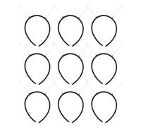 PENIKOKO 9 Piezas Diademas de Resorte DIY Accesorios para Cabello Marco para Diadema de Plástico para Mujer de Concierto