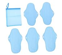 PENIKOKO Almohadillas Menstruales Reutilizables con Microfibra Súper Absorbente y Toallas Higiénicas para Flujo y Posparto Diseño con Botón Fijo y Alas Kit para Uso Diario y Actividades al