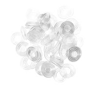 PENIKOKO Almohadillas Protectoras Antideslizantes para Muebles y Vidrio, PP Duradero, Transparentes, Diámetro 24 Mm, 100 Unidades para Protección de Mesas de Vidrio y Gabinetes, Uso