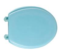 PENIKOKO Asiento de Inodoro de Eva Grueso y Suave, Funda de Asiento para Baño, Modelo Uo Azul, Repuesto Cómodo y Fácil de Limpiar para Inodoros Antiguos