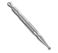 PENIKOKO Bolígrafo de Inoxidable Doble Pen Acupoint Metálico Compacto para Masaje Facial y Puntos de Reflexología y Seguro para Uso Diario