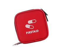 PENIKOKO Bolsa de Almacenamiento Vacía Oxford para Primeros Auxilios Organizador Portátil Multi- para Viaje Camping y Emergencias Resistente y Ligera Color Rojo