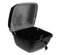 PENIKOKO Caja De Almacenamiento Trasera para Motocicleta Baúl De Scooter con Tapa Organizador De Equipaje y Accesorios para Moped Gran Capacidad y Fácil Instalación