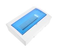 PENIKOKO Caja de Distribución para Exterior Vías Resistente al Agua con Cubierta de Plástico y Riel Din Protección Compacta para Conexiones Eléctricas Hogar y Comercio