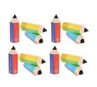 PENIKOKO Cajas Prácticas para Dulces Infantiles, 12 Unidades Diseño Colorido de Lápiz, Contenedores para Golosinas y Regalos de Fiesta, Caja de Embalaje Resistente y Decorativa