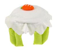 PENIKOKO Cama para Conejos y Cobayas M Verde Nido Térmico sin Fondo de Tela Lavable para Mascotas Pequeñas Refugio Cálido de Invierno para Hámsteres Erizos y Ratas