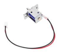 PENIKOKO Cerradura Electromagnética Micro 4,5 Mm Recorrido Dc12v-1a, Solenoide Push-pull para Puertas y Cajones, Cierre Magnético para Armarios, Seguridad Mejorada y Uso Multifuncional
