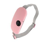 PENIKOKO Cinturón Calentador de Útero Recargable para Aliviar Cólicos Menstruales Almohadilla Térmica Portátil con Masaje Vibratorio Cintura Período