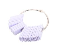 PENIKOKO Clip de Sujeción para Mechas de Cabello Real en Color Blanco, Fácil Instalación Material Plástico y Acero Inoxidable, Solución Profesional para Salones y Uso en Casa