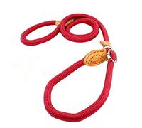 PENIKOKO Correa de Entrenamiento para Mascotas de Nailon Rojo 1,4 Cm Resistente para Perros Medianos Uso en Adiestramiento Control Manual Seguro