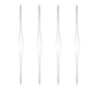 PENIKOKO Correa de Repuesto para Máscara de Buceo de Silicona Transparente Ajustable Tamaño S 4 Piezas Accesorios para Gafas de Natación y Snorkel Banda Antideslizante para Deportes