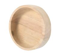 PENIKOKO Cuenco de Madera para Mascotas Pequeño Comedero Seguro y Duradero para Hámster Chinchilla y Roedores Diseño Compacto Antipérdida de Alimento para Alimentación Diaria