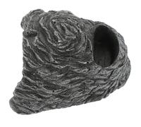 PENIKOKO Cueva De Escape para Reptiles De Refugio Resistente para Tortugas y Lagartos Decoración Natural para Terrario y Acuario Plataforma De Basking para Mascotas