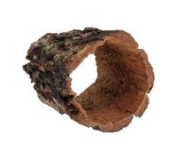 PENIKOKO Cueva para Reptiles en Forma de Tronco Hueco, Refugio Decorativo para Lagartos, Serpientes y Cangrejos Ermitaños, Diámetro 12 Cm, Altura 15 Cm, Ambiente Selva Tropical, Casa