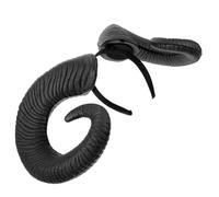 PENIKOKO Diadema de Cuernos Negros para Adultos Accesorio Festivo de Halloween y Festival de Fantasmas para Fiestas
